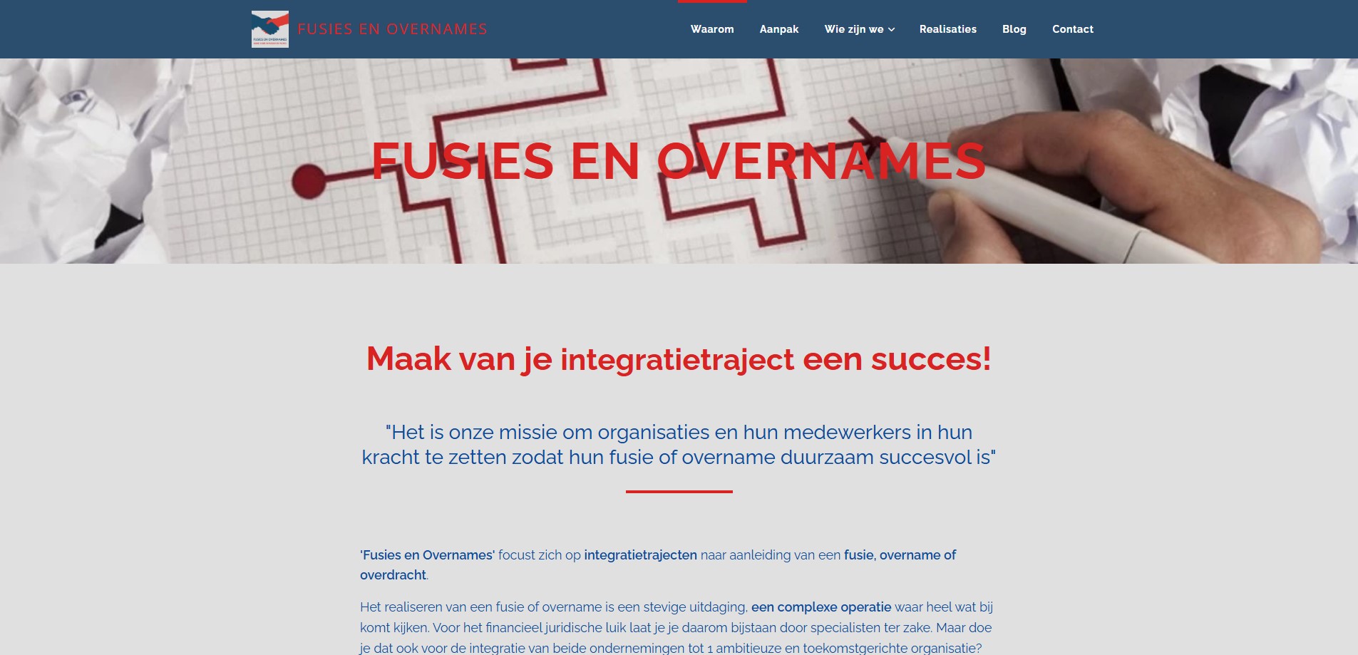 image website fusies en overnames